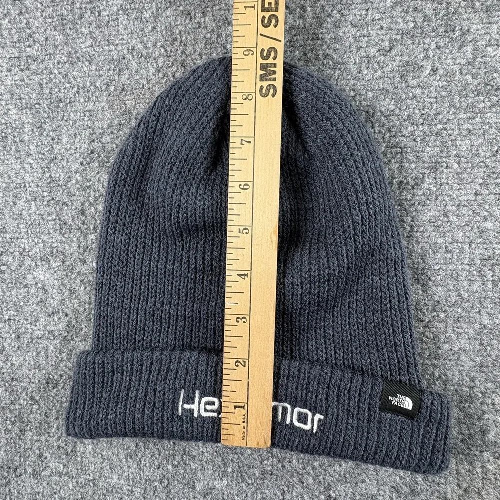 The North Face Beanie OSFA Blue Knit Cuffed‎ HexArmor Logo Winter Hat Unisex Ski